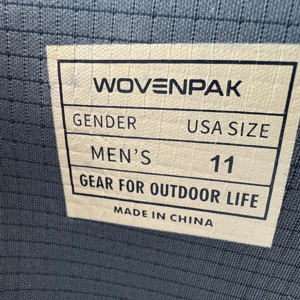 WOVENPAK Men's US 11 Waterproof Rubber Neoprene Hunting Boots Brown New Tags